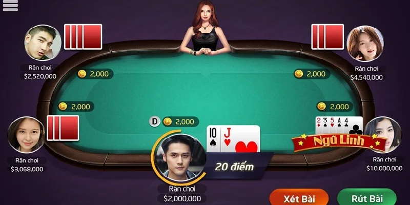 Cách chơi game bài xì dách