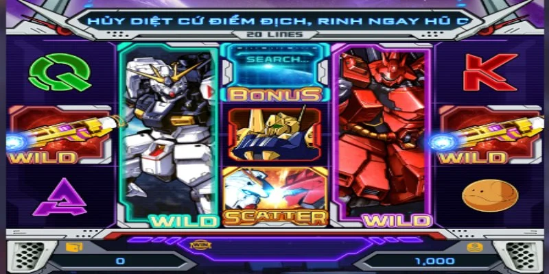 Gundam Win79 đưa bạn đến không gian vũ trụ rộng lớn